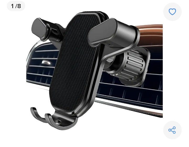 Suporte Celular Gps Veicular Carro Ar Condicionado Gira 360